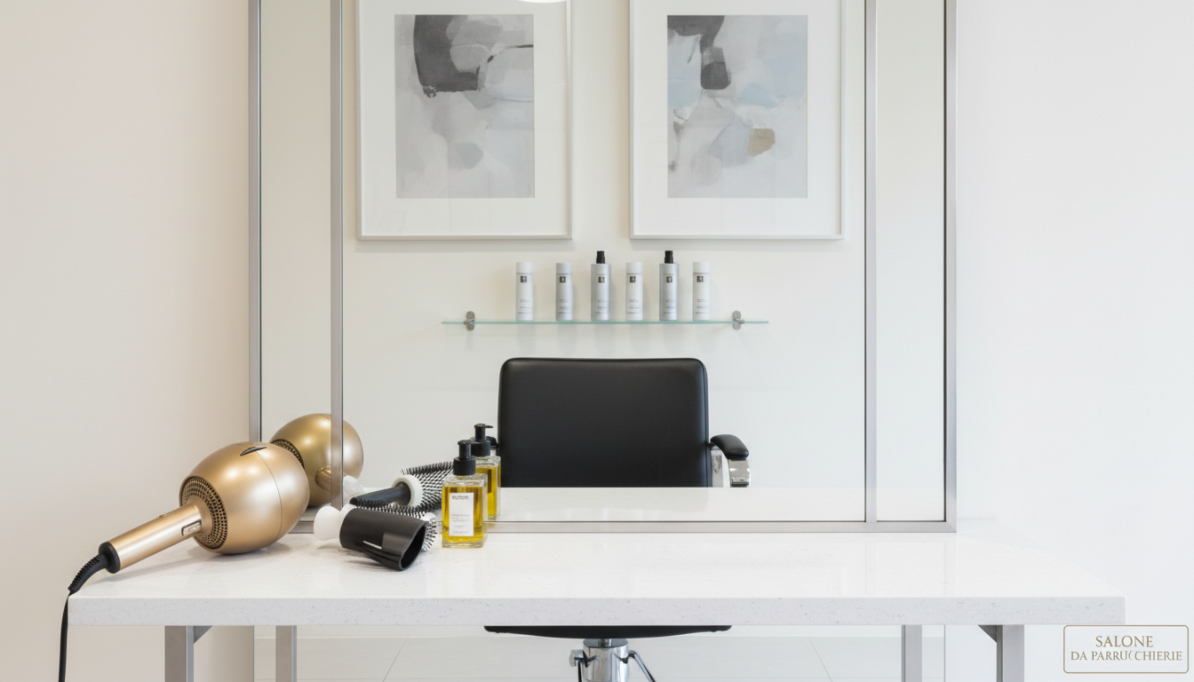 Acconciatura elegante realizzata nel salone Andrea Staff