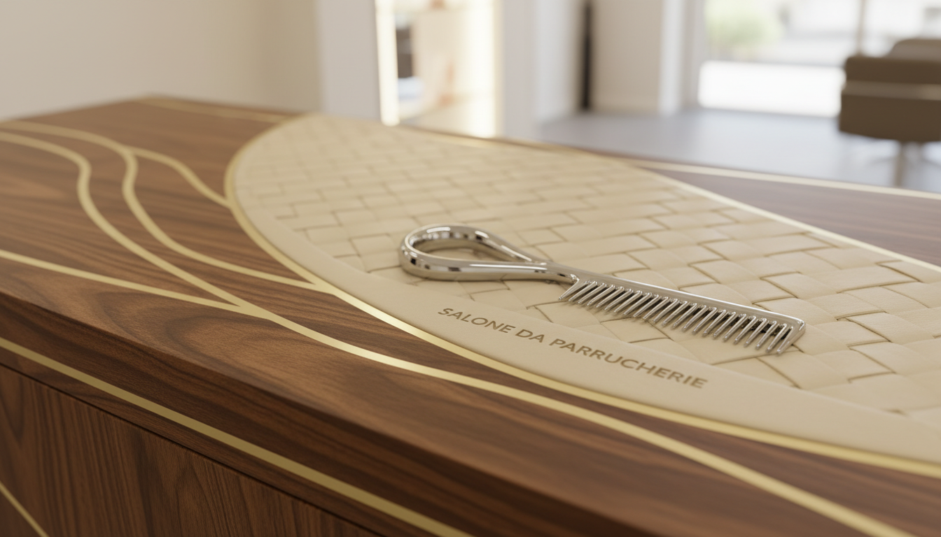 Dettaglio del taglio e precisione del barbiere