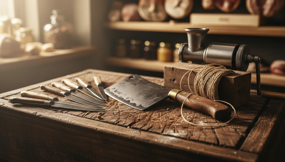 Dettaglio di salumi artigianali