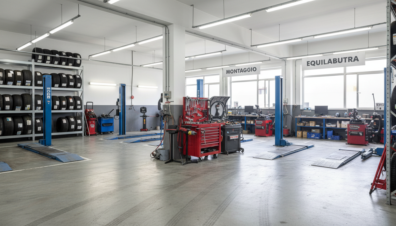 Vista officina Davide Codega