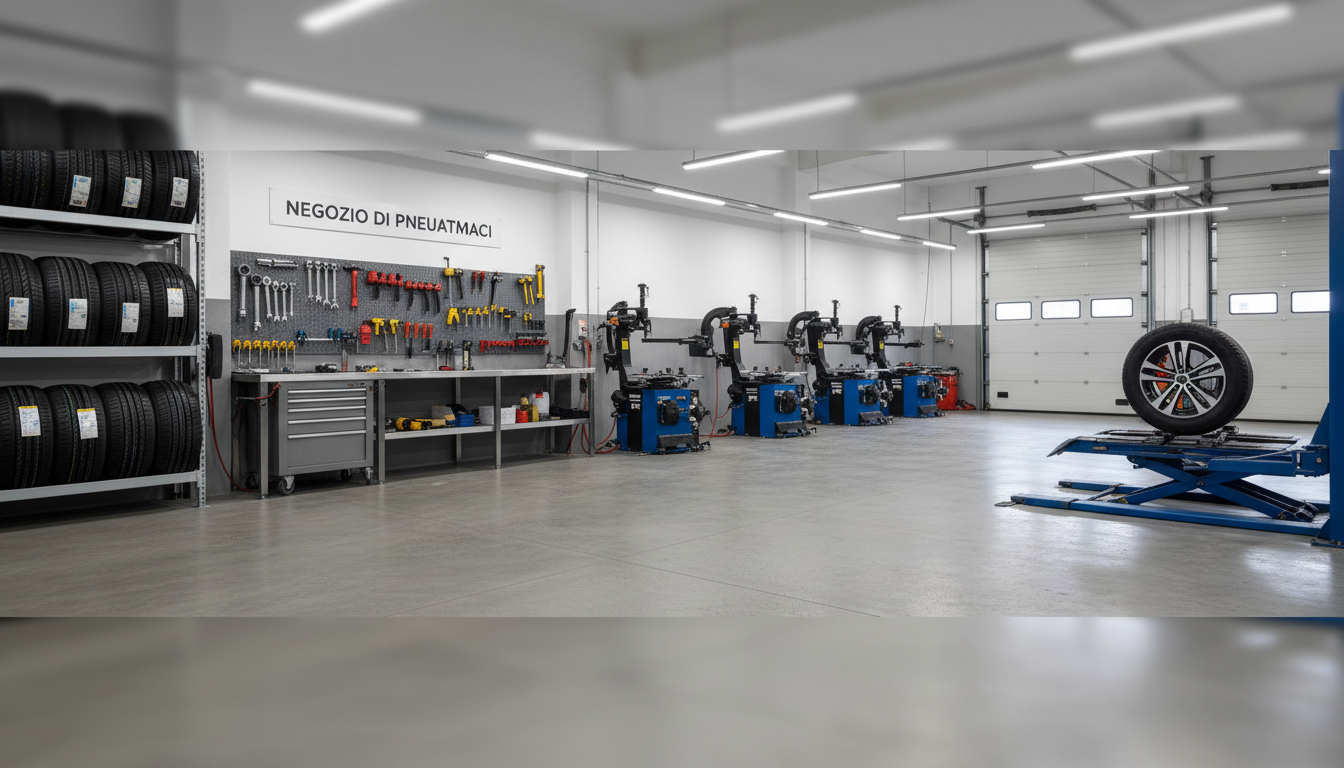 La nostra officina attrezzata