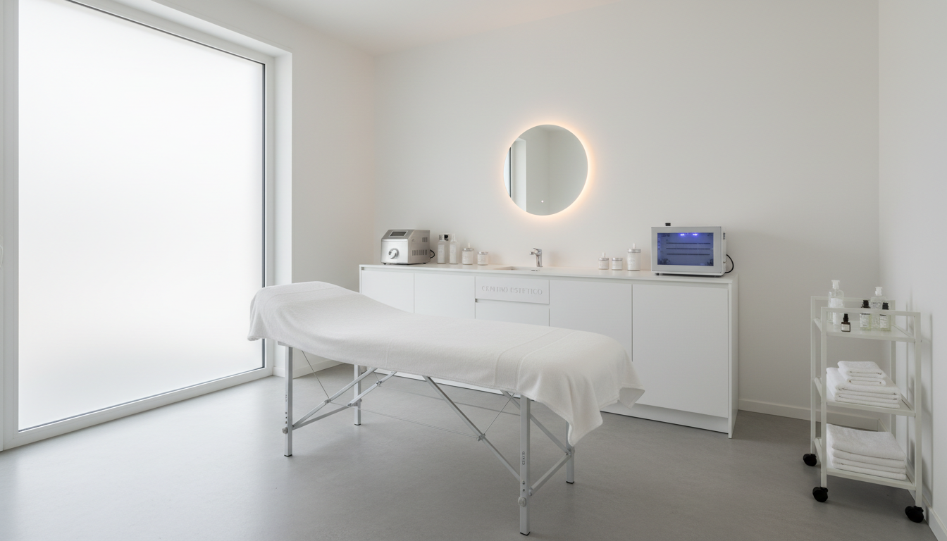 Eleonora Rocchi nel suo studio di estetica