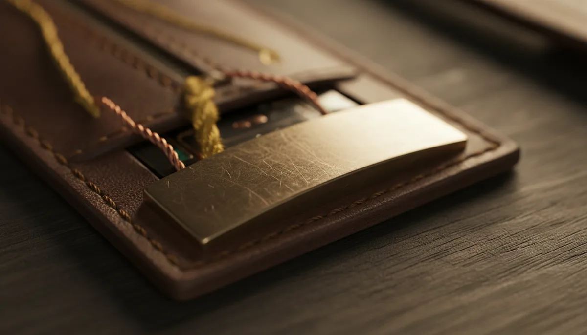 Dettaglio sartoriale — finiture e materiali Knock