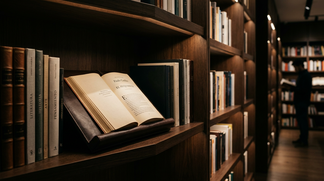 Confortevole angolo lettura illuminato da luce calda