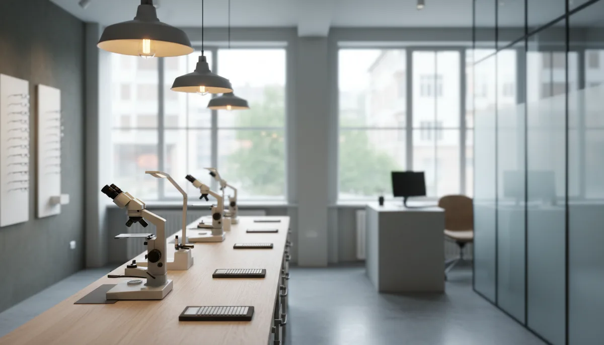 Laboratorio interno Ottica Pkarol Marina di Carrara