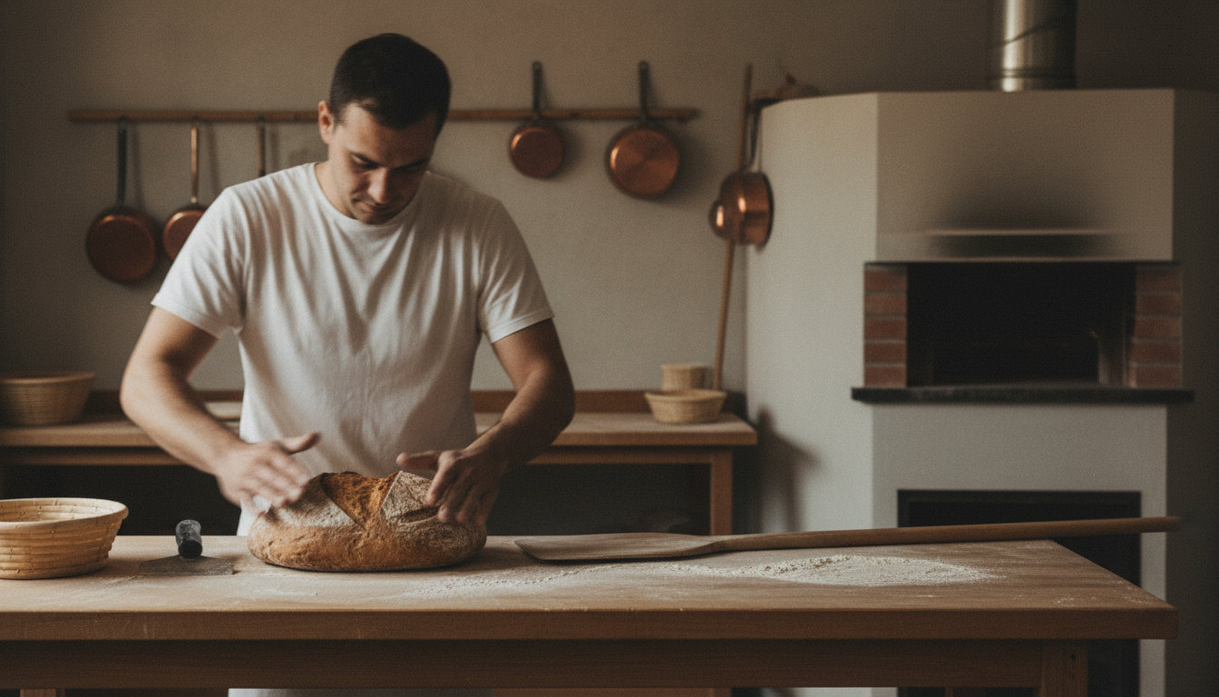 Le mani esperte che lavorano l'impasto