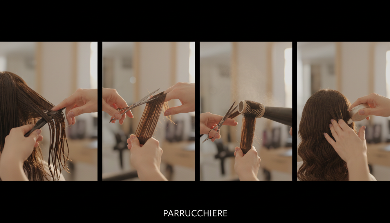 Schema del processo creativo e tecnico in salone