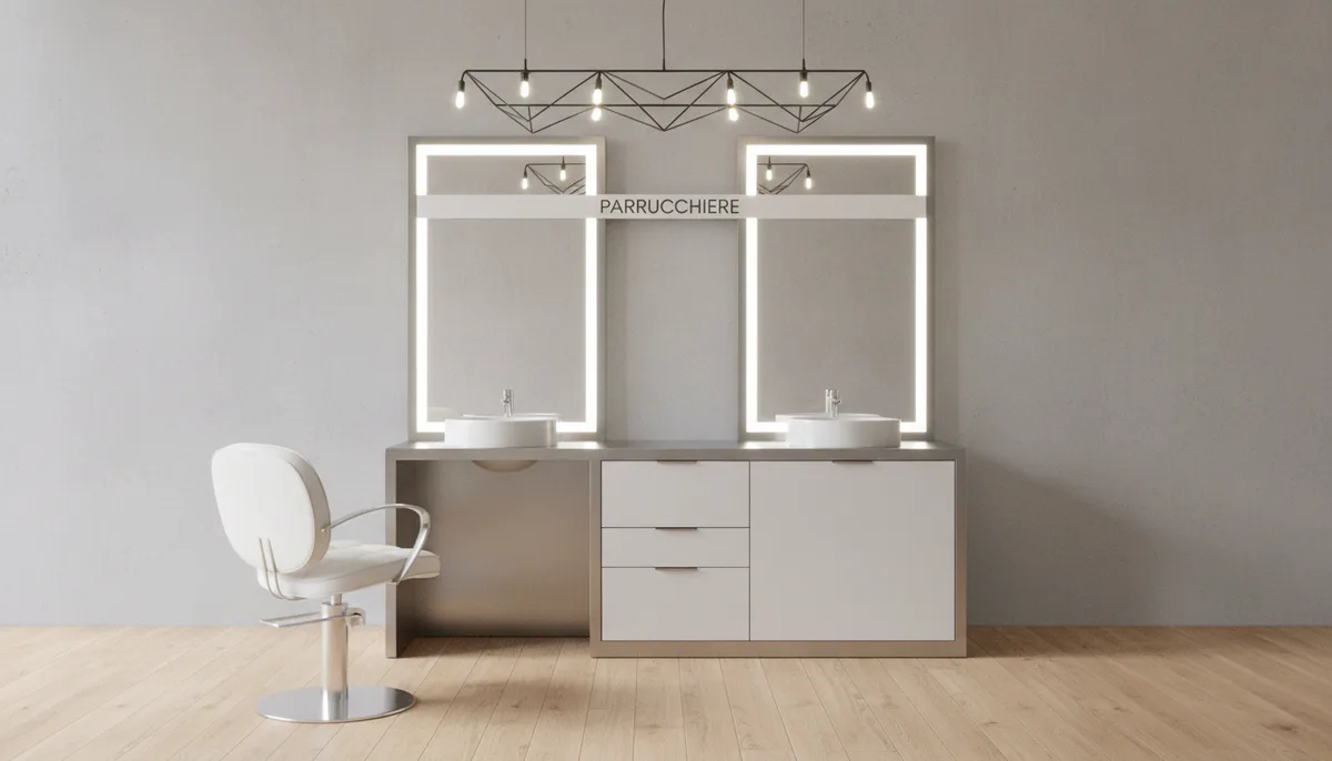 Primo piano di un'acconciatura elegante con ricci definiti, creata dal nostro salone