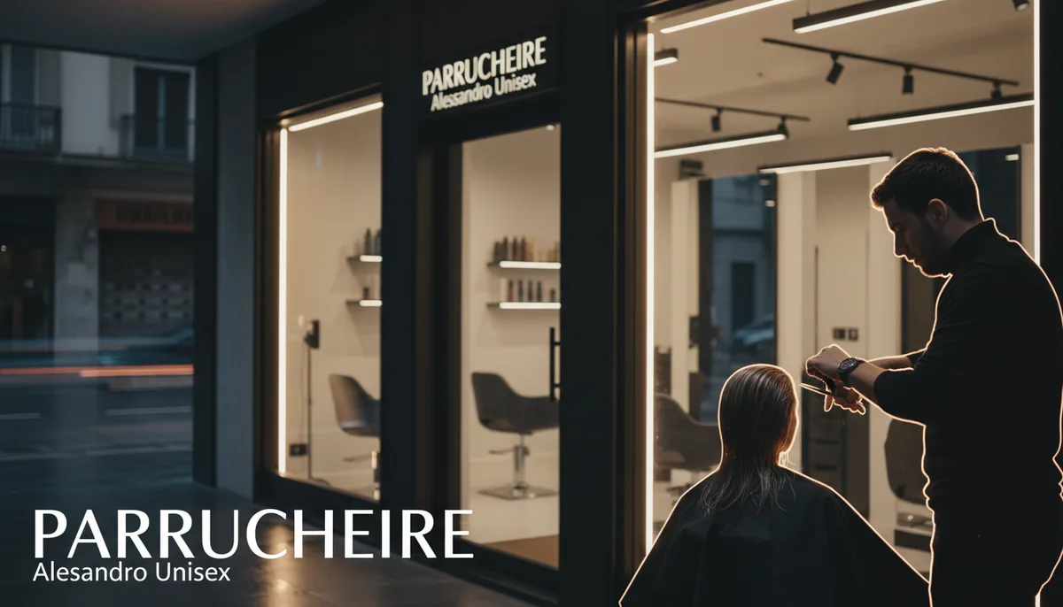 Donna sorridente con un taglio di capelli elegante appena fatto, presso il salone Parrucchiere Alessandro Unisex