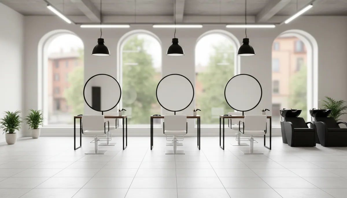 Interno del salone Giacomo Creation parrucchieri a Marina di Carrara