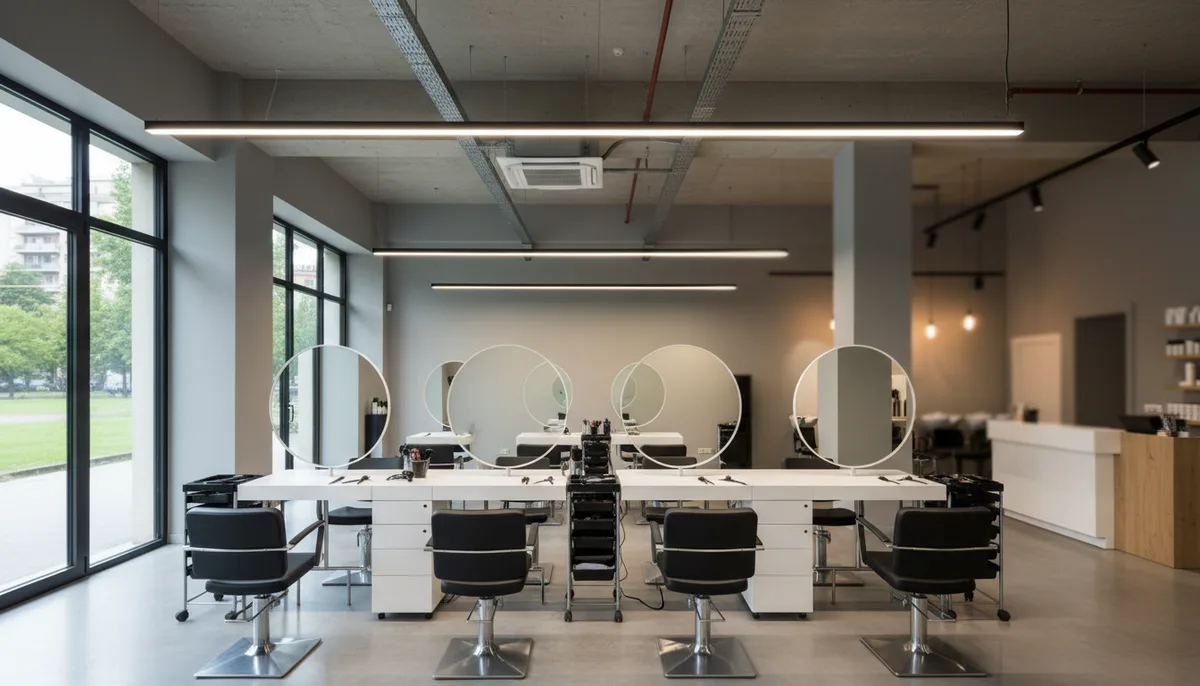 Interno del salone di parrucchiere