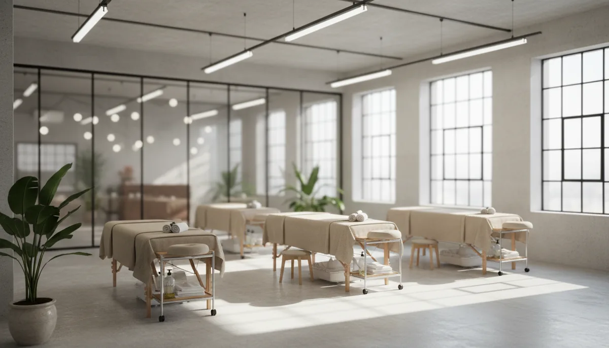 La nostra massaggiatrice esperta durante un trattamento di massaggio orientale a Carrara